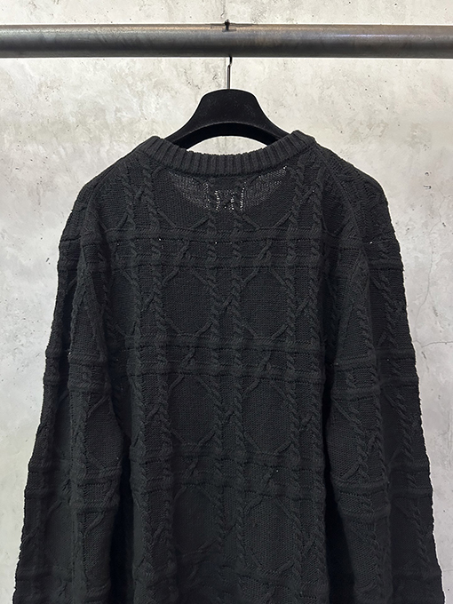 ディオール カシミア生地のカナージュニットセーター