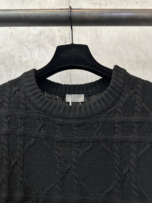 ディオール カシミア生地のカナージュニットセーター