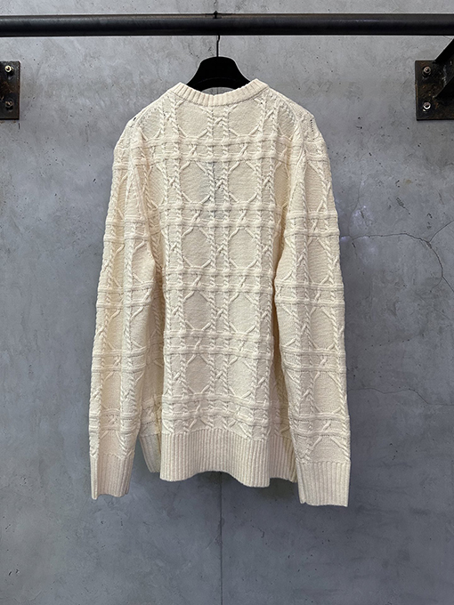 ディオール カシミア生地のカナージュニットセーター