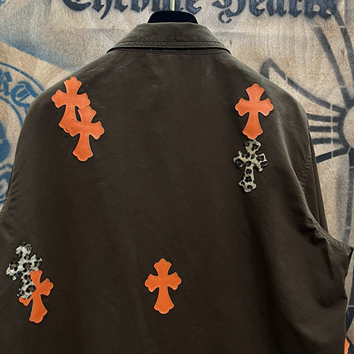 クロムハーツコピー 新モデルクラシックパッチワークデニムジャケット