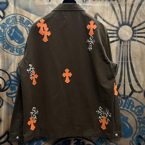 クロムハーツコピー 新モデルクラシックパッチワークデニムジャケット