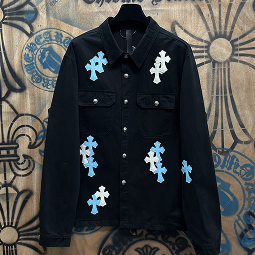 クロムハーツ パッチワークデニムジャケット