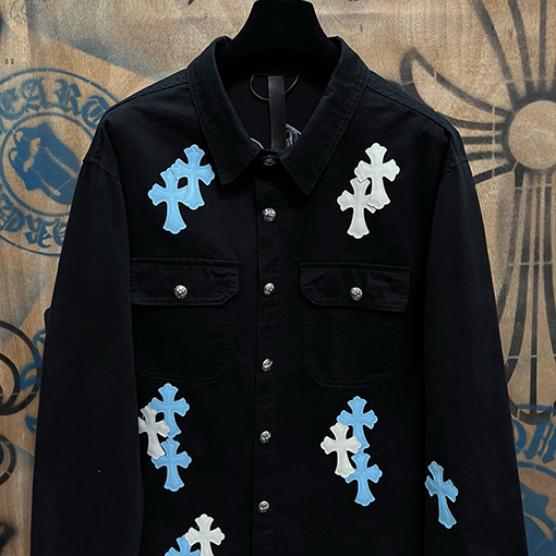 クロムハーツ パッチワークデニムジャケット