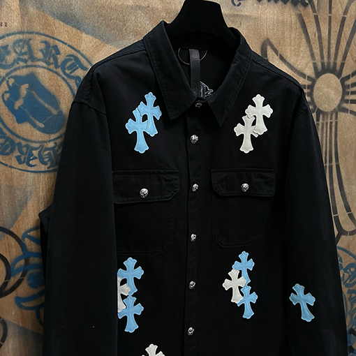 クロムハーツ パッチワークデニムジャケット