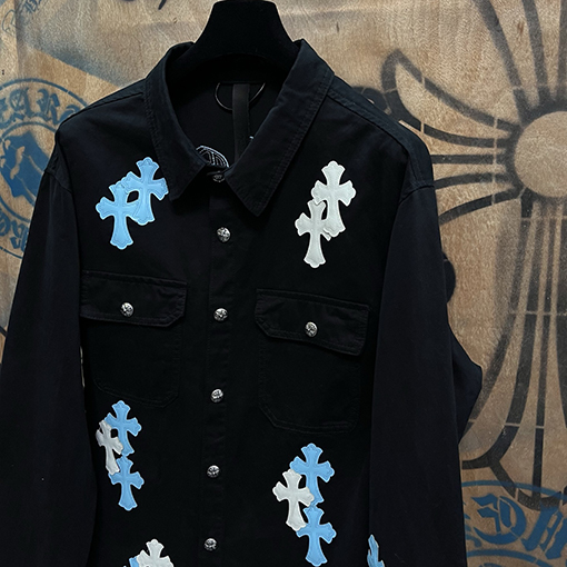 クロムハーツ パッチワークデニムジャケット