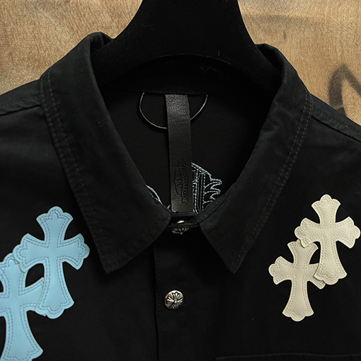 クロムハーツ パッチワークデニムジャケット