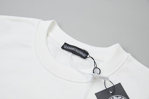 クロムハーツ 新モデルラインストーンアップリケクルーネックスウェットシャツ