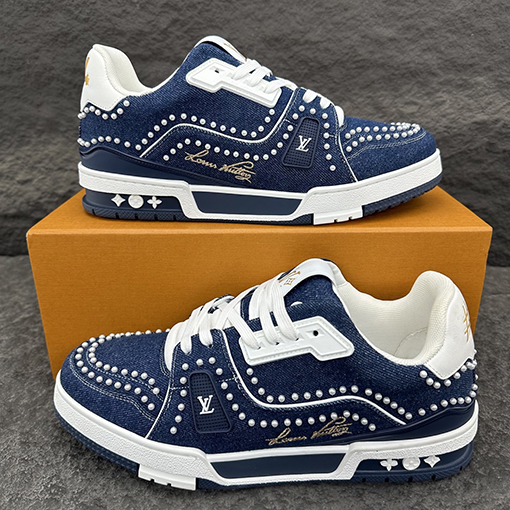 ルイヴィトン LV Trainer レトロなバスケットボールスニーカー