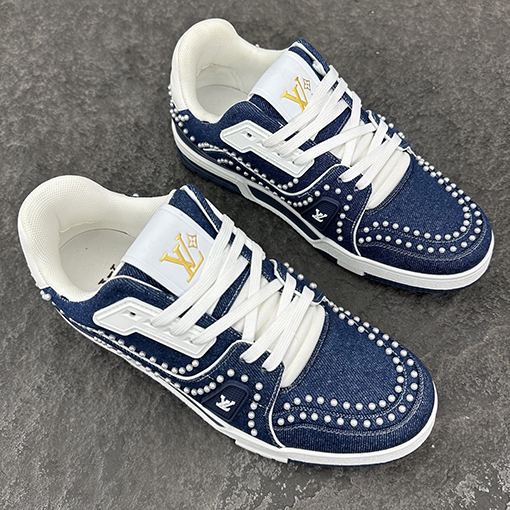ルイヴィトン LV Trainer レトロなバスケットボールスニーカー