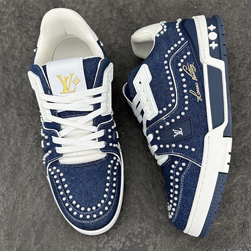 ルイヴィトン LV Trainer レトロなバスケットボールスニーカー