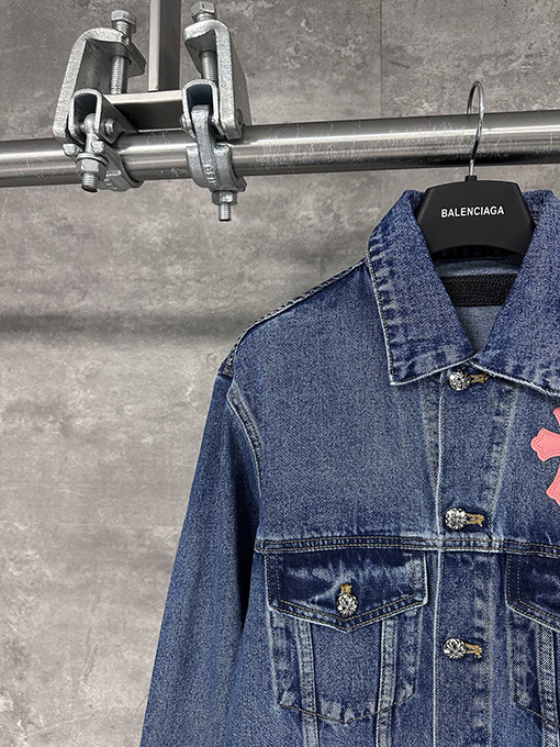 クロムハーツ クロス柄デニムジャケット