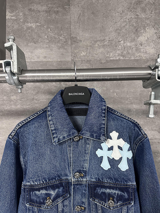 クロムハーツ クロス柄デニムジャケット