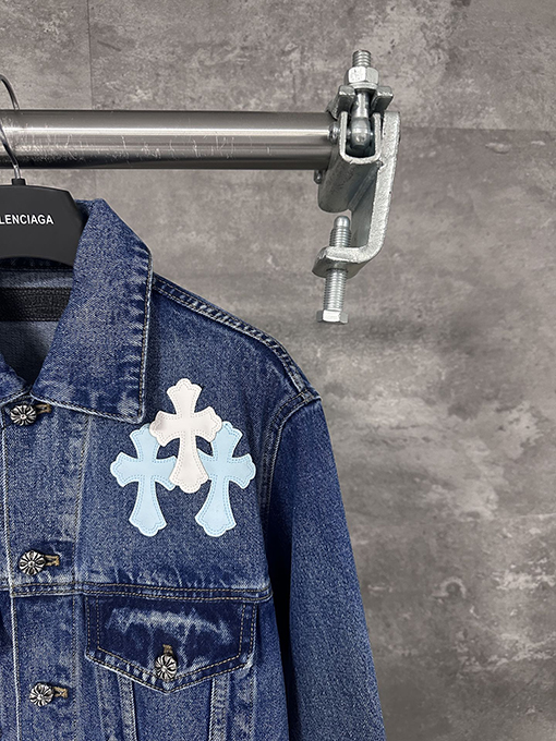 クロムハーツ クロス柄デニムジャケット