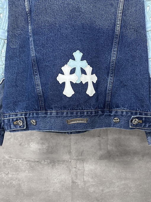 クロムハーツ クロス柄デニムジャケット