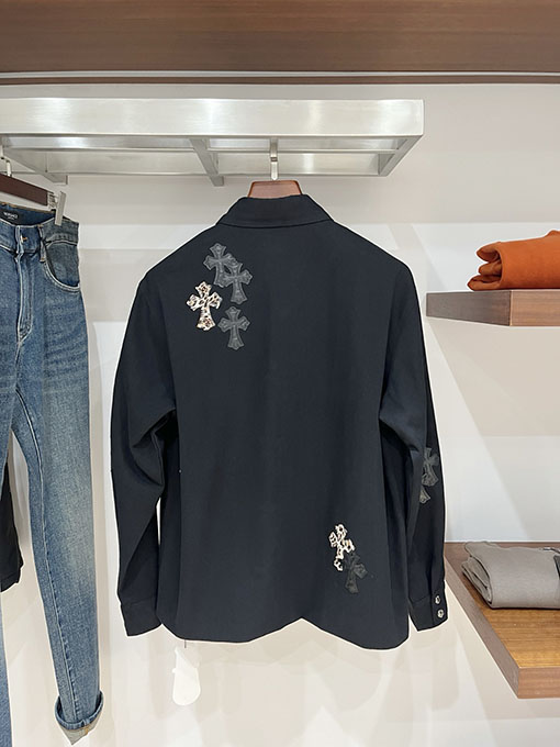 クロムハーツ 新モデルパッチワークデニムワークジャケット