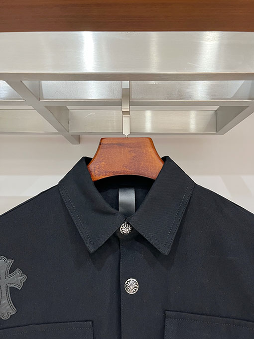 クロムハーツ 新モデルパッチワークデニムワークジャケット