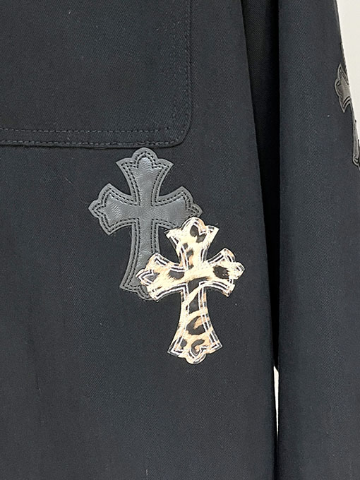 クロムハーツ 新モデルパッチワークデニムワークジャケット