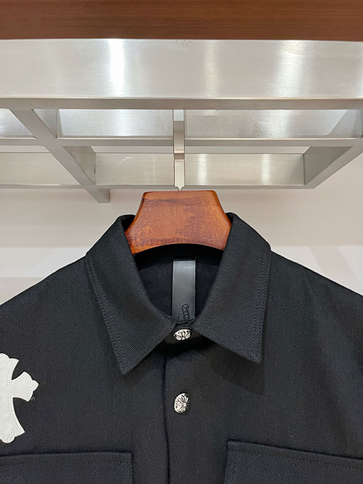 クロムハーツ 新モデルクラシックパッチワークデニムワークジャケット