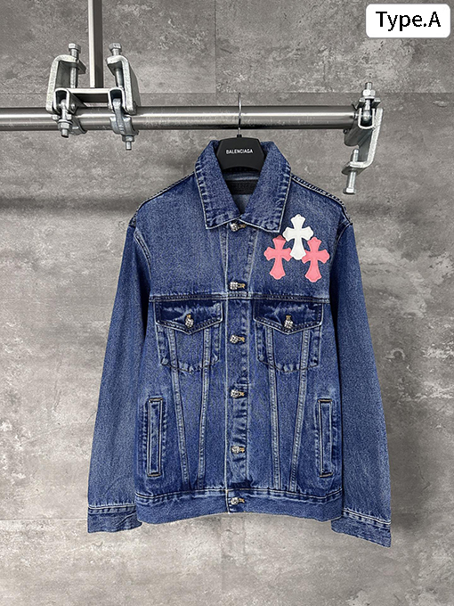 クロムハーツ クロス柄デニムジャケット