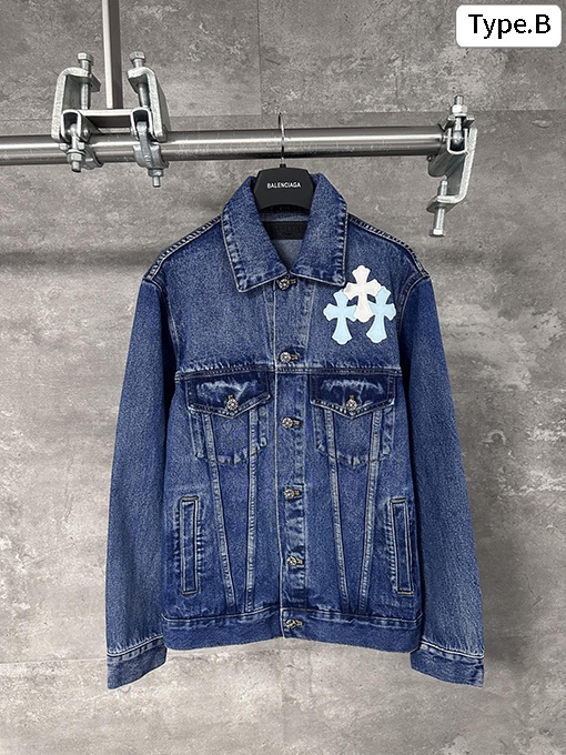 クロムハーツ クロス柄デニムジャケット