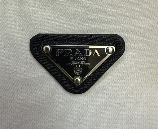 プラダコピー シルバーラベルレザークルーネックスウェットシャツ