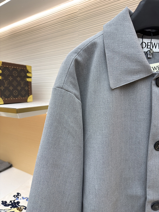 ロエベ シープスキンポケットスーツジャケット