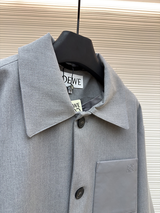 ロエベ シープスキンポケットスーツジャケット