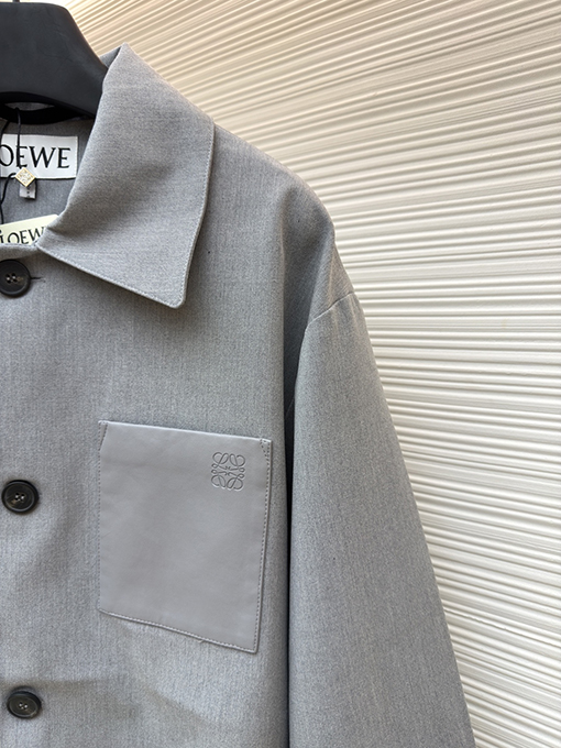 ロエベ シープスキンポケットスーツジャケット