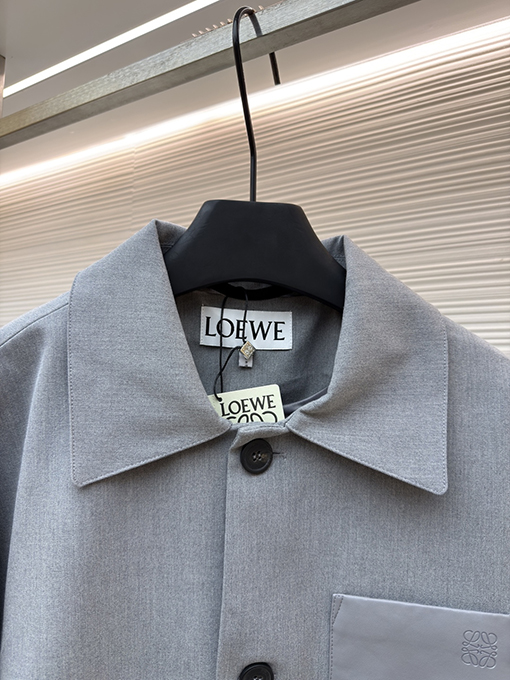 ロエベ シープスキンポケットスーツジャケット