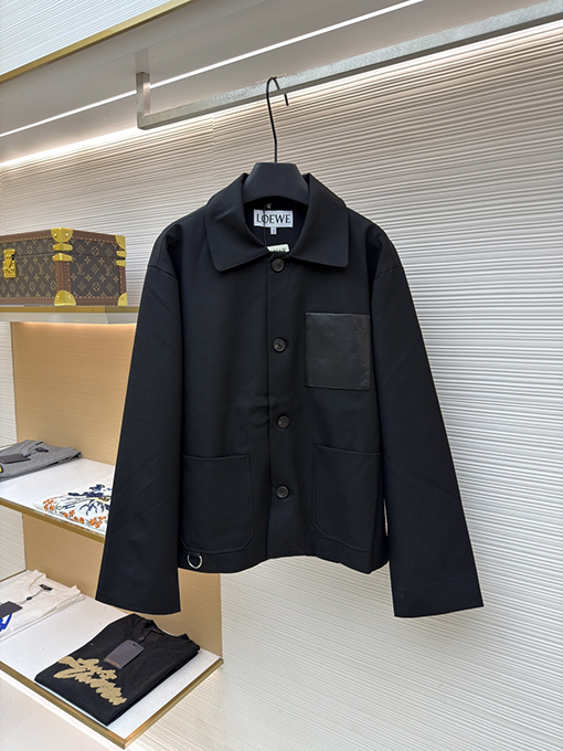 ロエベ シープスキンポケットスーツジャケット