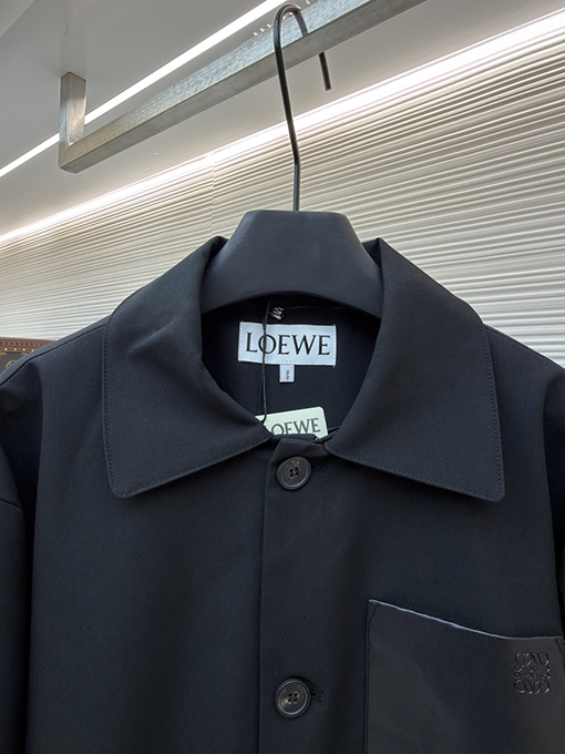 ロエベ シープスキンポケットスーツジャケット