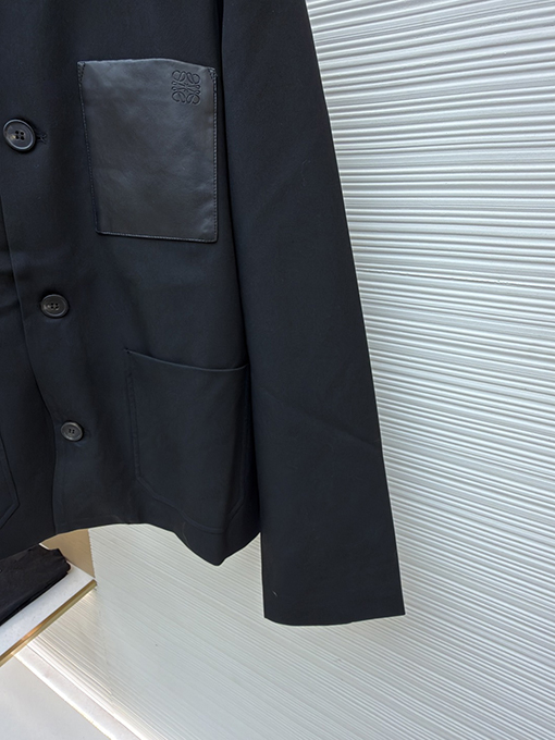 ロエベ シープスキンポケットスーツジャケット