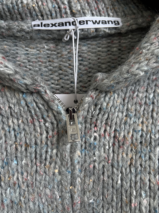 アレキサンダーワンスーパーコピー 新しいカーディガンジップアップジャケット