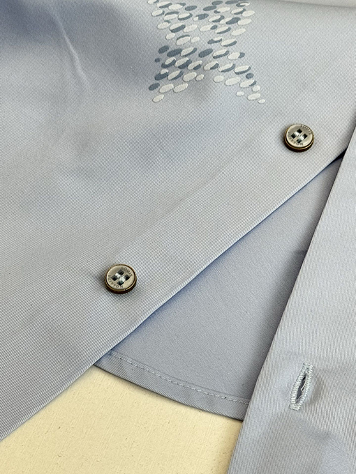 ルイヴィトン ポプリン織り文字プリント長袖シャツ