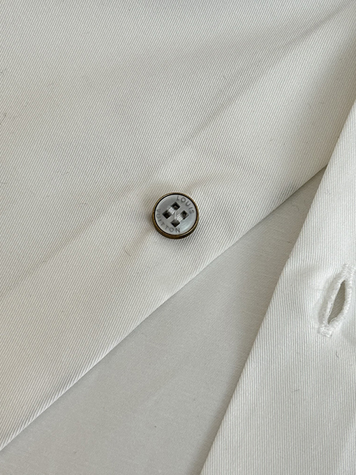 ルイヴィトン ポプリン織り文字プリント長袖シャツ