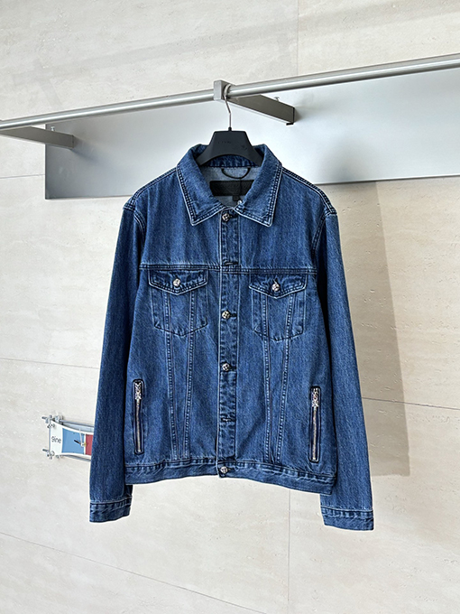 クロムハーツ プレーンウォッシュデニムジャケット