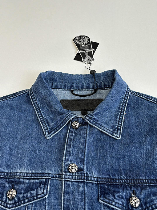 クロムハーツ プレーンウォッシュデニムジャケット