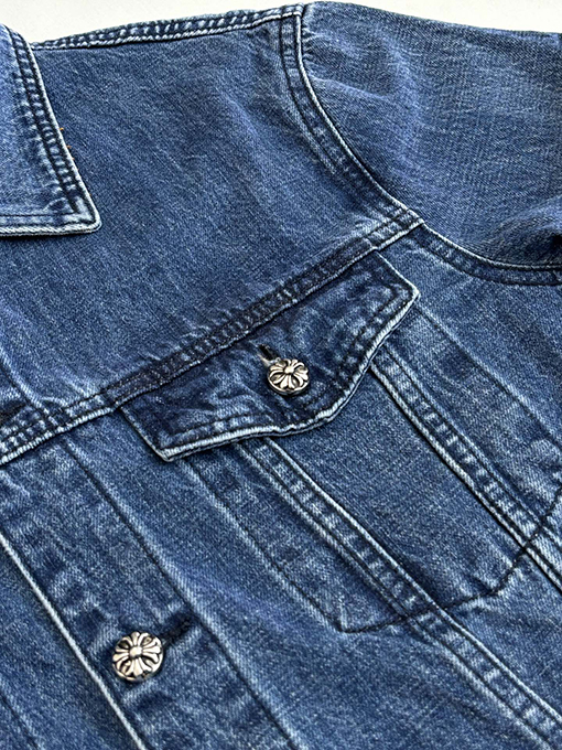 クロムハーツ プレーンウォッシュデニムジャケット