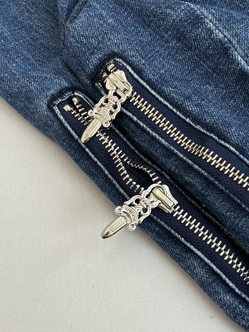 クロムハーツ プレーンウォッシュデニムジャケット