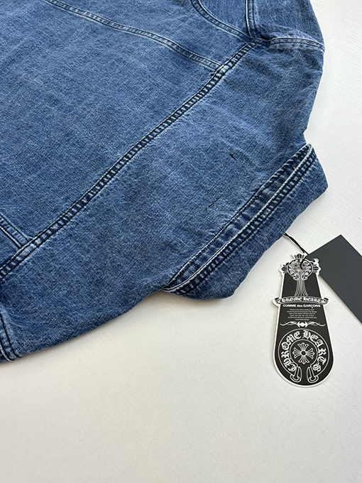 クロムハーツ プレーンウォッシュデニムジャケット