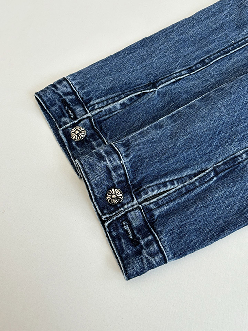 クロムハーツ プレーンウォッシュデニムジャケット