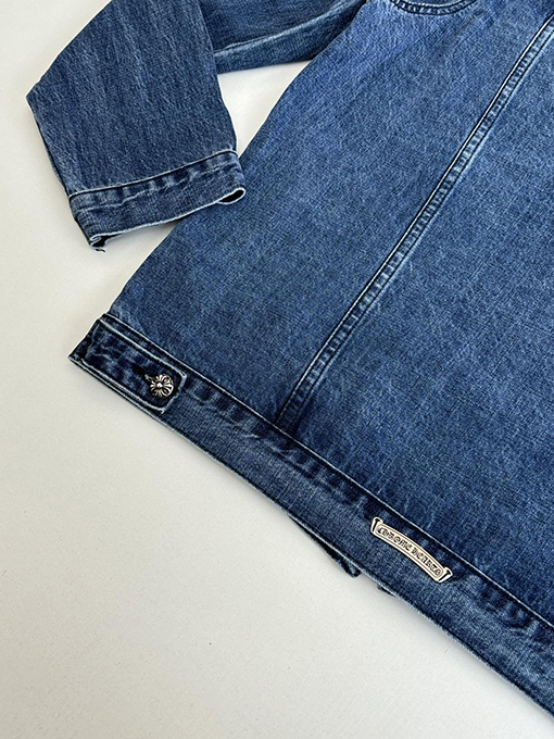 クロムハーツ プレーンウォッシュデニムジャケット