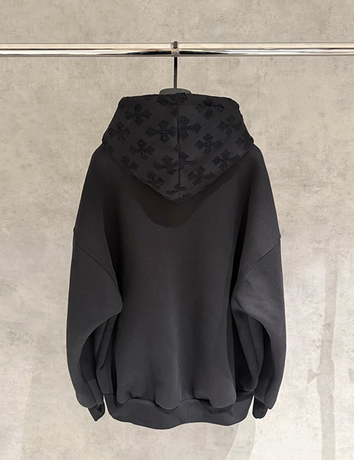 クロムハーツ 新しいジップアップフード付きスウェットシャツジャケット