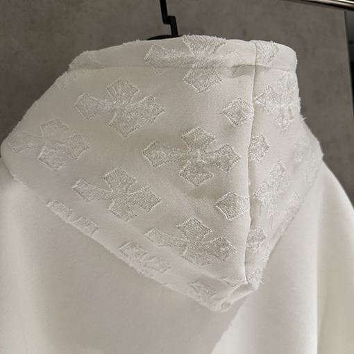 クロムハーツ 新しいジップアップフード付きスウェットシャツジャケット