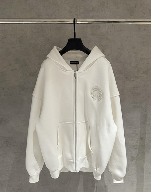 クロムハーツ フード付きジップアップスウェットシャツジャケット