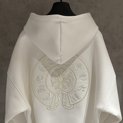 クロムハーツ フード付きジップアップスウェットシャツジャケット