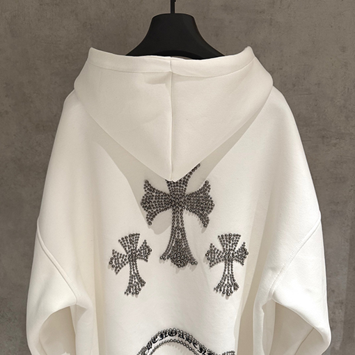 クロムハーツスーパーコピー フード付きジップアップスウェットシャツ