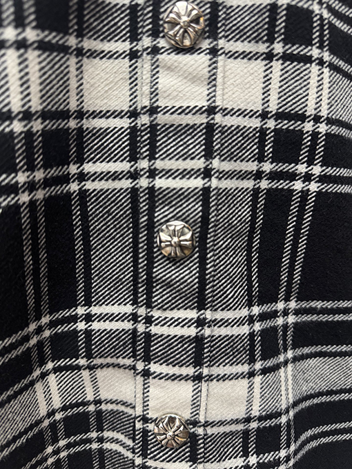 クロムハーツスーパーコピー チェック柄の長袖シャツ