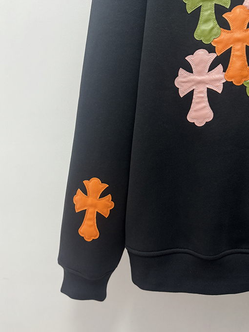 クロムハーツ クラシックなクロスパターンのフリースジャケット