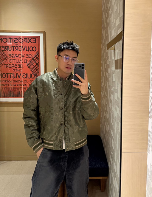 ルイヴィトンスーパーコピー オールロゴジャカードコットンコート